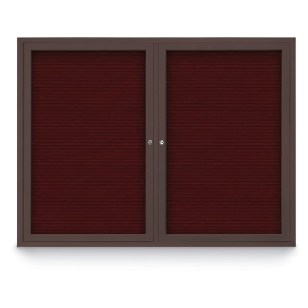 Letterboard, Burgundy/Bronze